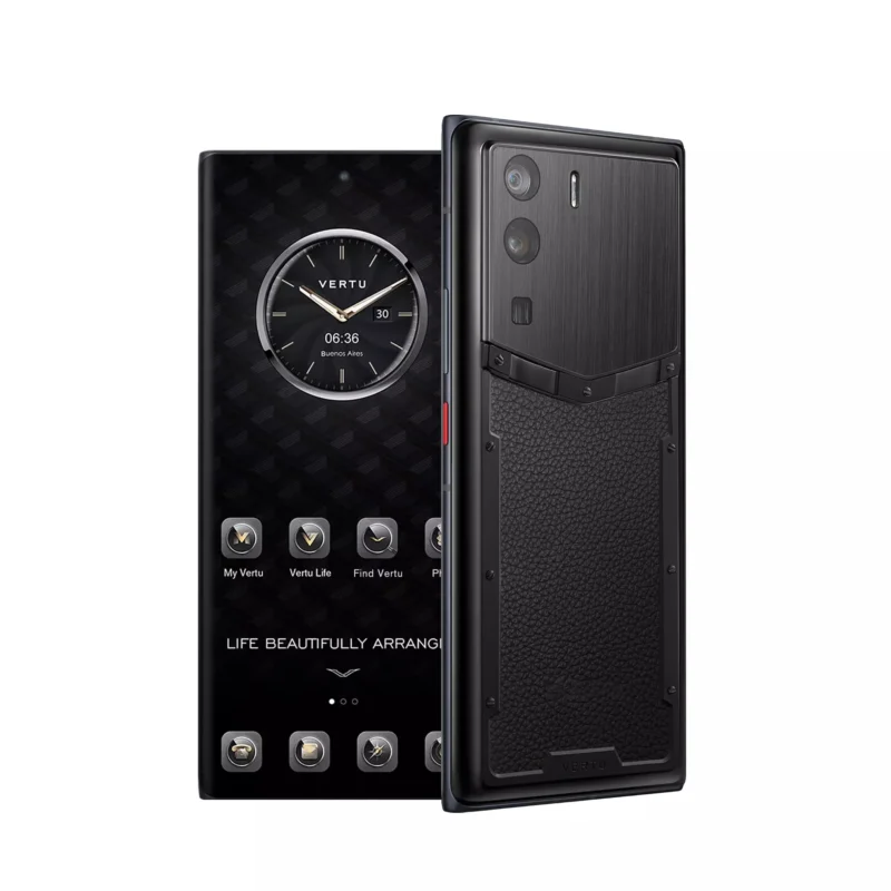 METAVERTU Curve 5G Web3 Black Calfskin