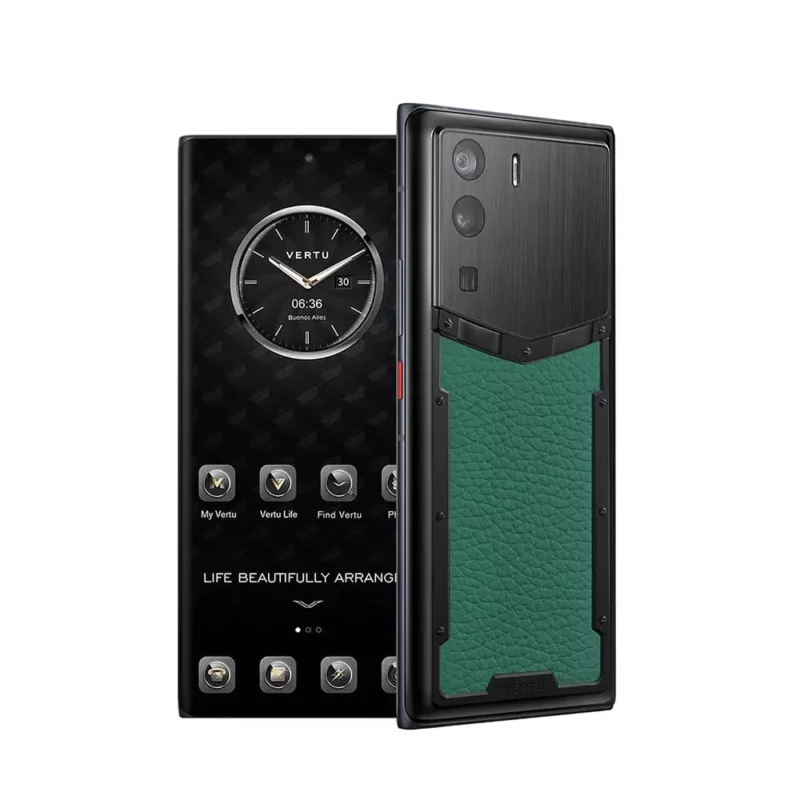 METAVERTU Curve 5G Web3 Green Calfskin
