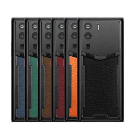 METAVERTU Curve 5G Web3 Raspberry Red Calfskin