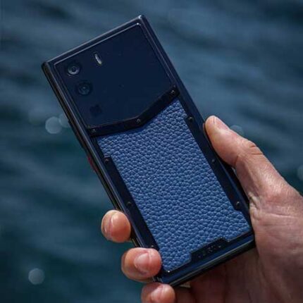 METAVERTU Curve 5G Web3 Blue Calfskin