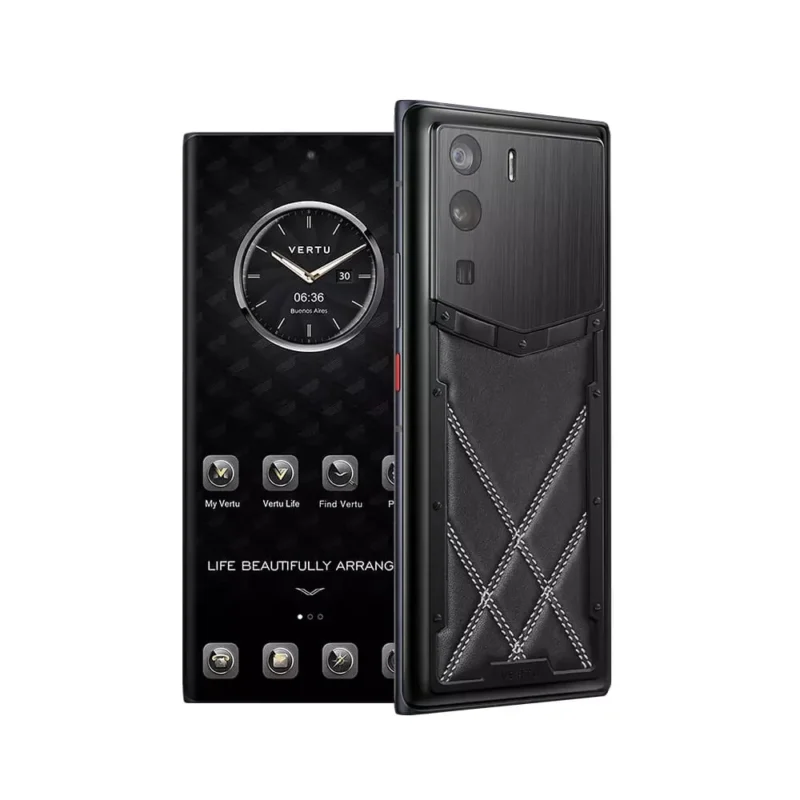 METAVERTU Curve 5G Web3 Black Stitched