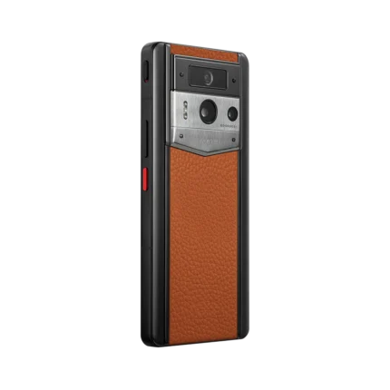 METAVERTU Max Web3 AI Orange Calfskin Silver