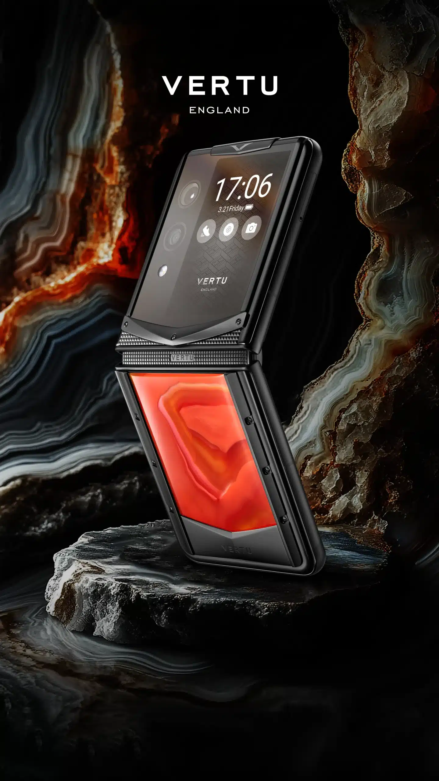 Quantum Flip Agate Celestial Dark