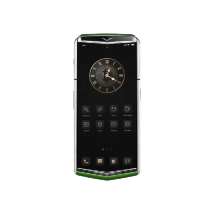 Agent Q Silver Advanced Set - Green Alligator Skin