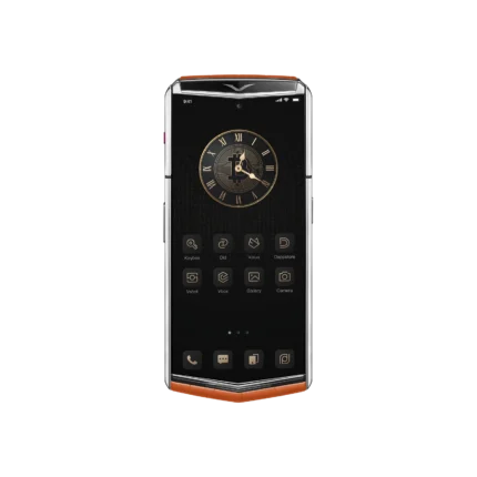 Agent Q Silver Regular Set - Dawning Orange Alligator Skin