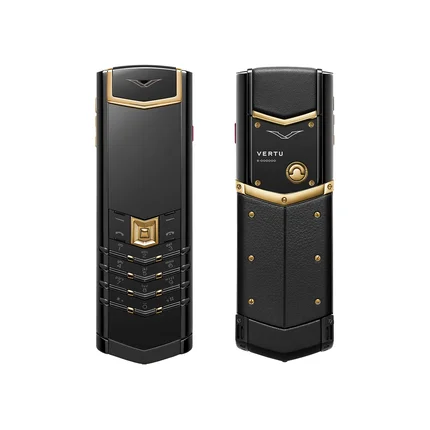 Signature S+ Black Gold Calfskin - Jade Black