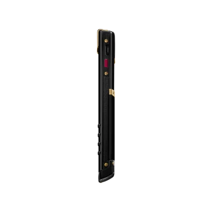 Signature S+ Black Gold Calfskin - Jade Black