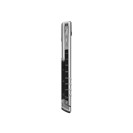 Signature S+ White Steel Alligator Skin - Basalt Black