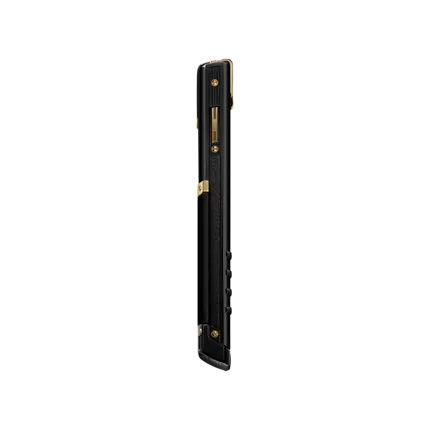 Signature S+ Black Gold Calfskin - Jade Black