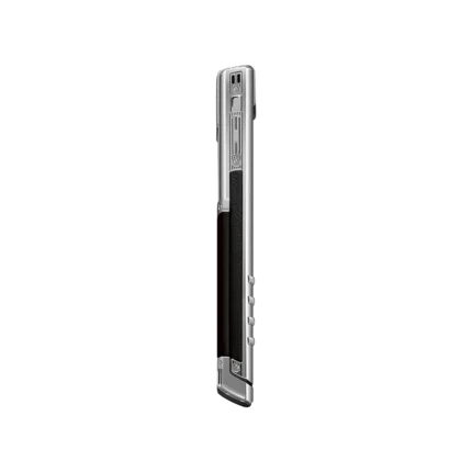 Signature S+ White Steel Calfskin - Jade Black