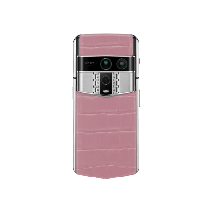 Agent Q Silver Advanced Set - Pink Alligator Skin