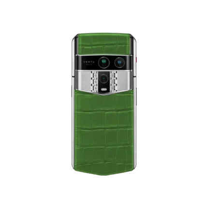Agent Q Silver Advanced Set - Green Alligator Skin