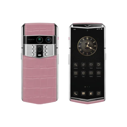 Agent Q Silver Advanced Set - Pink Alligator Skin